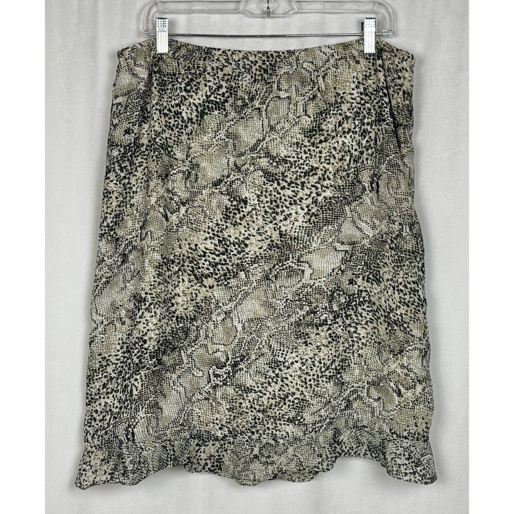 Vintage Kathie Lee Women’s Size Large 12/14 Georgette P/O Skirt With Ruffle